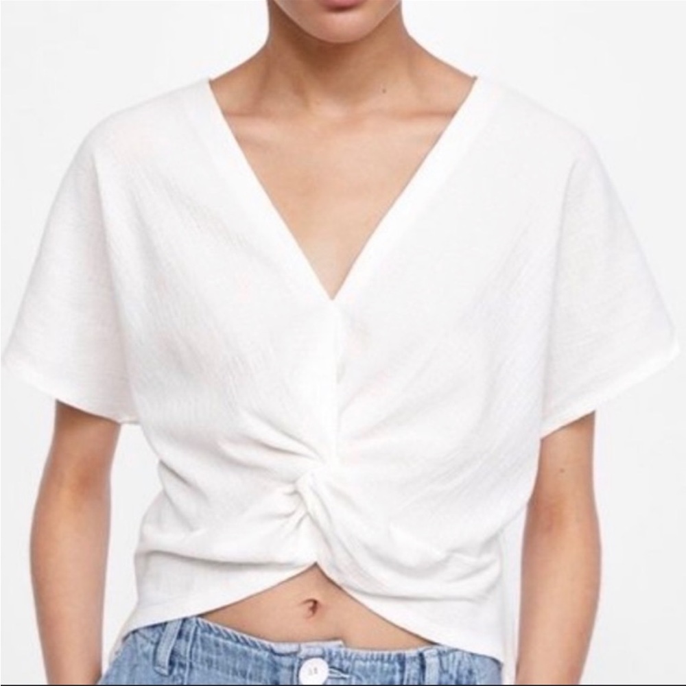 Zara Knotted Shirt